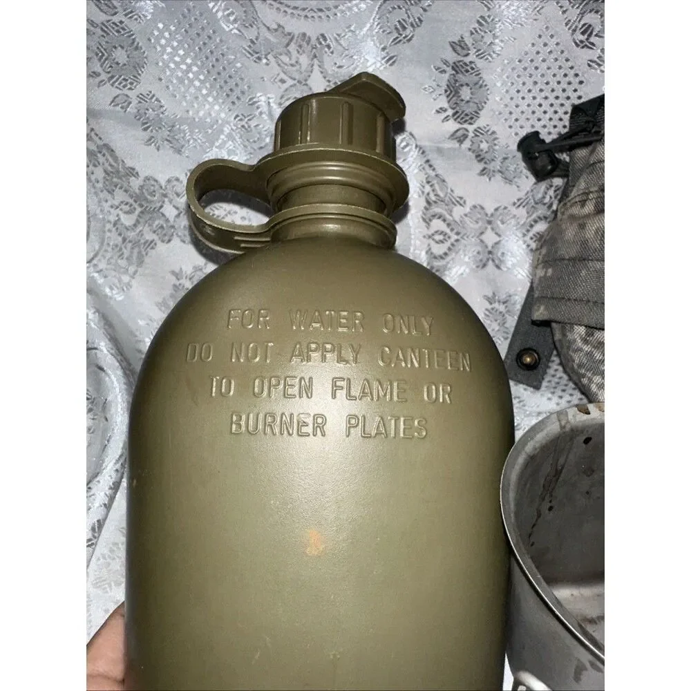 1QT Canteen with ACU Pouch -  Canteen 1 Quart UCP Cover